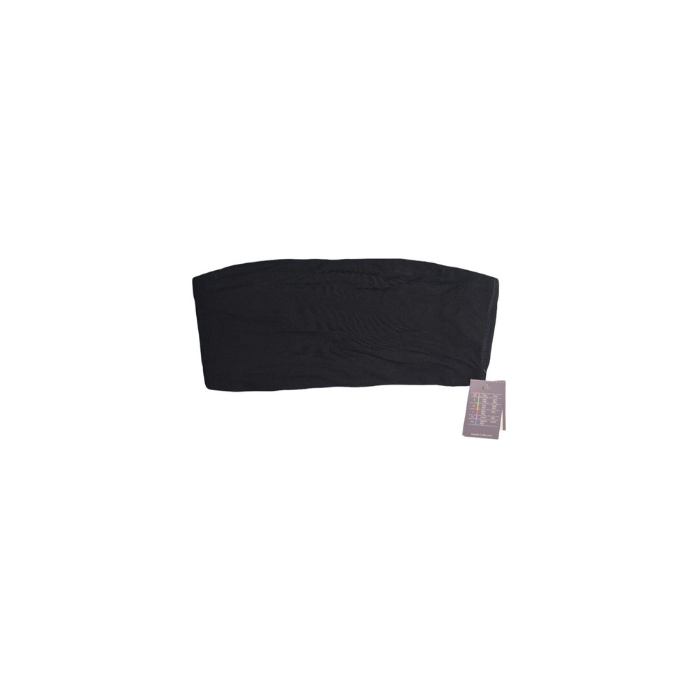 ⭐A7 Black Strapless Tube Top Auden Luxury Collection Size Medium Black